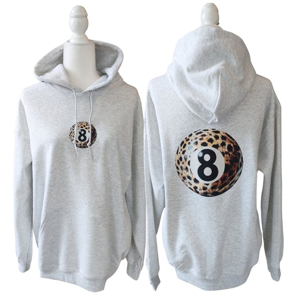 NWT Leopard 8 Ball Hoodie - Picture 3 of 16